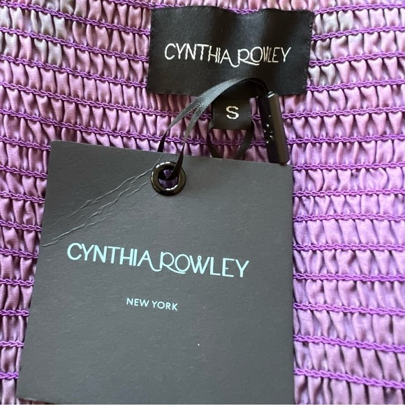 New! Cynthia Rowley Rosalia silk top 13658 - Picture 13 of 14